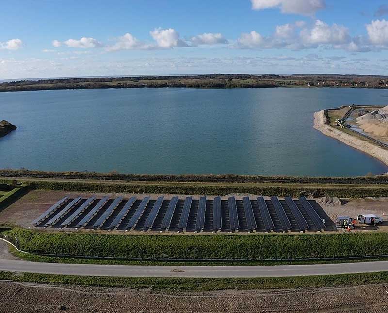 Centrale solaire photovoltaïque Baie de Somme